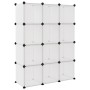 Cube shelving with 12 transparent PP compartments by vidaXL, Shoe racks and shoe organizers - Ref: Foro24-340550, Price: 52,9...