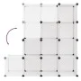 Cube shelving with 12 transparent PP compartments by vidaXL, Shoe racks and shoe organizers - Ref: Foro24-340550, Price: 52,0...