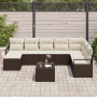 Conjunto de Sofás de Jardín de 8 Piezas con Cojines Ratán Poliéster Gris von , Outdoor-Sofas - Ref: Foro24-3355177, Preis: 54...