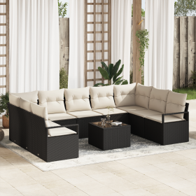 Conjunto de Sofá de Jardín de 9 Piezas con