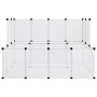 Transparent PP and steel small animal cage 143x107x93cm by vidaXL, Cages and habitats for small animals - Ref: Foro24-340570,...