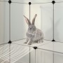 Transparent PP and steel small animal cage 143x107x93cm by vidaXL, Cages and habitats for small animals - Ref: Foro24-340570,...