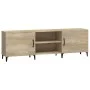 Mueble para TV madera de ingeniería roble Sonoma 150x30x50 cm de vidaXL, Muebles TV - Ref: Foro24-812630, Precio: 96,80 €, De...