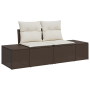 Conjunto de Sofás de Jardín de 6 Piezas con Cojines Marrón Ratán Sintético von , Outdoor-Sofas - Ref: Foro24-3355837, Preis: ...