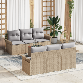 Comprar Conjunto de Sofá de Jardín de 7 Piezas