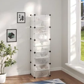 Transparent shoe rack 44x31.5x153.5 cm by vidaXL, Shoe racks and shoe organizers - Ref: Foro24-340562, Price: 48,63 €, Discou...
