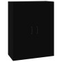 Armario colgante de pared negro 69,5x32,5x90 cm de vidaXL, Aparadores - Ref: Foro24-812304, Precio: 66,71 €, Descuento: %