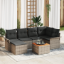 Juego de Sofás de Jardín de 7 Piezas con Cojines Gris Ratán by , Outdoor sofas - Ref: Foro24-3356018, Price: 430,78 €, Discou...