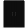 Armario colgante de pared negro 69,5x32,5x90 cm de vidaXL, Aparadores - Ref: Foro24-812304, Precio: 66,71 €, Descuento: %