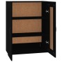Armario colgante de pared negro 69,5x32,5x90 cm de vidaXL, Aparadores - Ref: Foro24-812304, Precio: 66,71 €, Descuento: %
