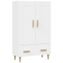 Weißes Sperrholz-Sideboard 70x31x115 cm von vidaXL, Sideboards - Ref: Foro24-812564, Preis: 95,58 €, Rabatt: %