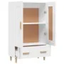 Weißes Sperrholz-Sideboard 70x31x115 cm von vidaXL, Sideboards - Ref: Foro24-812564, Preis: 91,27 €, Rabatt: %