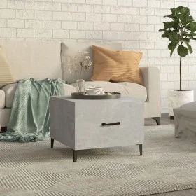 Coffee table with concrete gray metal legs 50x50x40 cm by vidaXL, Coffee table - Ref: Foro24-812734, Price: 37,67 €, Discount: %