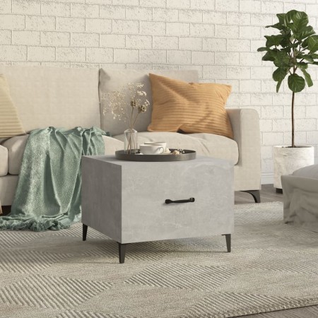 Coffee table with concrete gray metal legs 50x50x40 cm by vidaXL, Coffee table - Ref: Foro24-812734, Price: 37,99 €, Discount: %