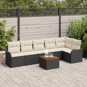 Conjunto de Sofá de Jardín de 7 Piezas con