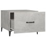 Coffee table with concrete gray metal legs 50x50x40 cm by vidaXL, Coffee table - Ref: Foro24-812734, Price: 37,99 €, Discount: %