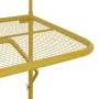 Balcony table, golden steel, 60x40 cm. by vidaXL, Garden tables - Ref: Foro24-340917, Price: 63,15 €, Discount: %