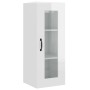 Glänzend weißer Hängeschrank 34,5x34x90 cm von vidaXL, Sideboards - Ref: Foro24-812462, Preis: 62,15 €, Rabatt: %