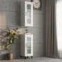 Glänzend weißer Hängeschrank 34,5x34x90 cm von vidaXL, Sideboards - Ref: Foro24-812462, Preis: 63,62 €, Rabatt: %