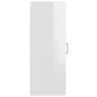 Glänzend weißer Hängeschrank 34,5x34x90 cm von vidaXL, Sideboards - Ref: Foro24-812462, Preis: 62,15 €, Rabatt: %