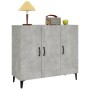 Aparador de madera de ingeniería gris hormigón 90x34x80 cm de vidaXL, Aparadores - Ref: Foro24-812505, Precio: 92,76 €, Descu...