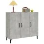 Concrete gray engineered wood sideboard 90x34x80 cm by vidaXL, Sideboards - Ref: Foro24-812505, Price: 91,39 €, Discount: %
