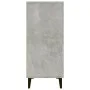 Concrete gray engineered wood sideboard 90x34x80 cm by vidaXL, Sideboards - Ref: Foro24-812505, Price: 91,39 €, Discount: %