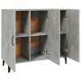 Aparador de madera de ingeniería gris hormigón 90x34x80 cm de vidaXL, Aparadores - Ref: Foro24-812505, Precio: 92,76 €, Descu...