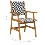 Gartenstühle 8 Einheiten aus massivem Akazienholz von vidaXL, Gartenstühle - Ref: Foro24-3096601, Preis: 464,01 €, Rabatt: %
