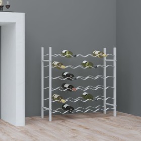 White metal wine rack for 36 bottles by vidaXL, Wine racks - Ref: Foro24-340910, Price: 72,13 €, Discount: %
