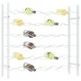White metal wine rack for 36 bottles by vidaXL, Wine racks - Ref: Foro24-340910, Price: 70,72 €, Discount: %