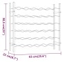 White metal wine rack for 36 bottles by vidaXL, Wine racks - Ref: Foro24-340910, Price: 72,13 €, Discount: %