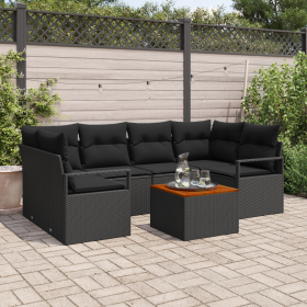 Comprar Conjunto de Sofá de Jardín de 7 Piezas