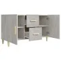 Concrete gray engineered wood sideboard 100x36x60 cm by vidaXL, Sideboards - Ref: Foro24-812514, Price: 89,76 €, Discount: %
