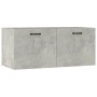 Wandschrank aus betongrauem Sperrholz, 80 x 35 x 36,5 cm von vidaXL, Regale und Regale - Ref: Foro24-812937, Preis: 56,28 €, ...
