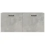 Wandschrank aus betongrauem Sperrholz, 80 x 35 x 36,5 cm von vidaXL, Regale und Regale - Ref: Foro24-812937, Preis: 53,87 €, ...