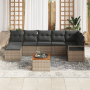 Conjunto de Sofá de Jardín de 8 Piezas con Cojines Ratan Poliéster Gris Acacia by , Outdoor sofas - Ref: Foro24-3356403, Pric...