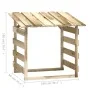 Pergola mit imprägniertem Kiefernholzdach 100x90x100 cm von vidaXL, Pergolen, Bögen und Gartenspaliere - Ref: Foro24-318379, ...