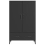 Aparador de madera de ingeniería negro 70x31x115 cm de vidaXL, Aparadores - Ref: Foro24-812538, Precio: 82,64 €, Descuento: %