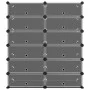Zapatero PP negro 94,5x36,5x106 cm de vidaXL, Zapateros y organizadores de calzado - Ref: Foro24-340563, Precio: 68,06 €, Des...