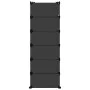 Zapatero PP negro 94,5x36,5x106 cm de vidaXL, Zapateros y organizadores de calzado - Ref: Foro24-340563, Precio: 68,06 €, Des...