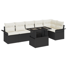 Comprar Conjunto de Sofá de Jardín de 7 Piezas