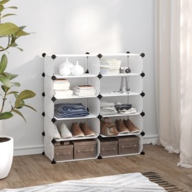Transparent PP shoe rack 84x32x88.5 cm by vidaXL, Shoe racks and shoe organizers - Ref: Foro24-340567, Price: 40,37 €, Discou...