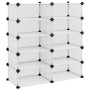 Transparent PP shoe rack 84x32x88.5 cm by vidaXL, Shoe racks and shoe organizers - Ref: Foro24-340567, Price: 40,37 €, Discou...