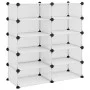 Transparent PP shoe rack 84x32x88.5 cm by vidaXL, Shoe racks and shoe organizers - Ref: Foro24-340567, Price: 35,80 €, Discou...