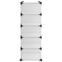 Transparent PP shoe rack 84x32x88.5 cm by vidaXL, Shoe racks and shoe organizers - Ref: Foro24-340567, Price: 40,37 €, Discou...