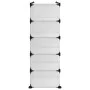 Transparent PP shoe rack 84x32x88.5 cm by vidaXL, Shoe racks and shoe organizers - Ref: Foro24-340567, Price: 35,80 €, Discou...