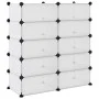 Transparent PP shoe rack 84x32x88.5 cm by vidaXL, Shoe racks and shoe organizers - Ref: Foro24-340567, Price: 35,80 €, Discou...