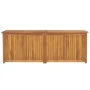 Baúl de jardín madera maciza de teca 150x50x55 cm de vidaXL, Cajas de almacenaje para exteriores - Ref: Foro24-318733, Precio...