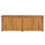 Baúl de jardín madera maciza de teca 150x50x55 cm de vidaXL, Cajas de almacenaje para exteriores - Ref: Foro24-318733, Precio...